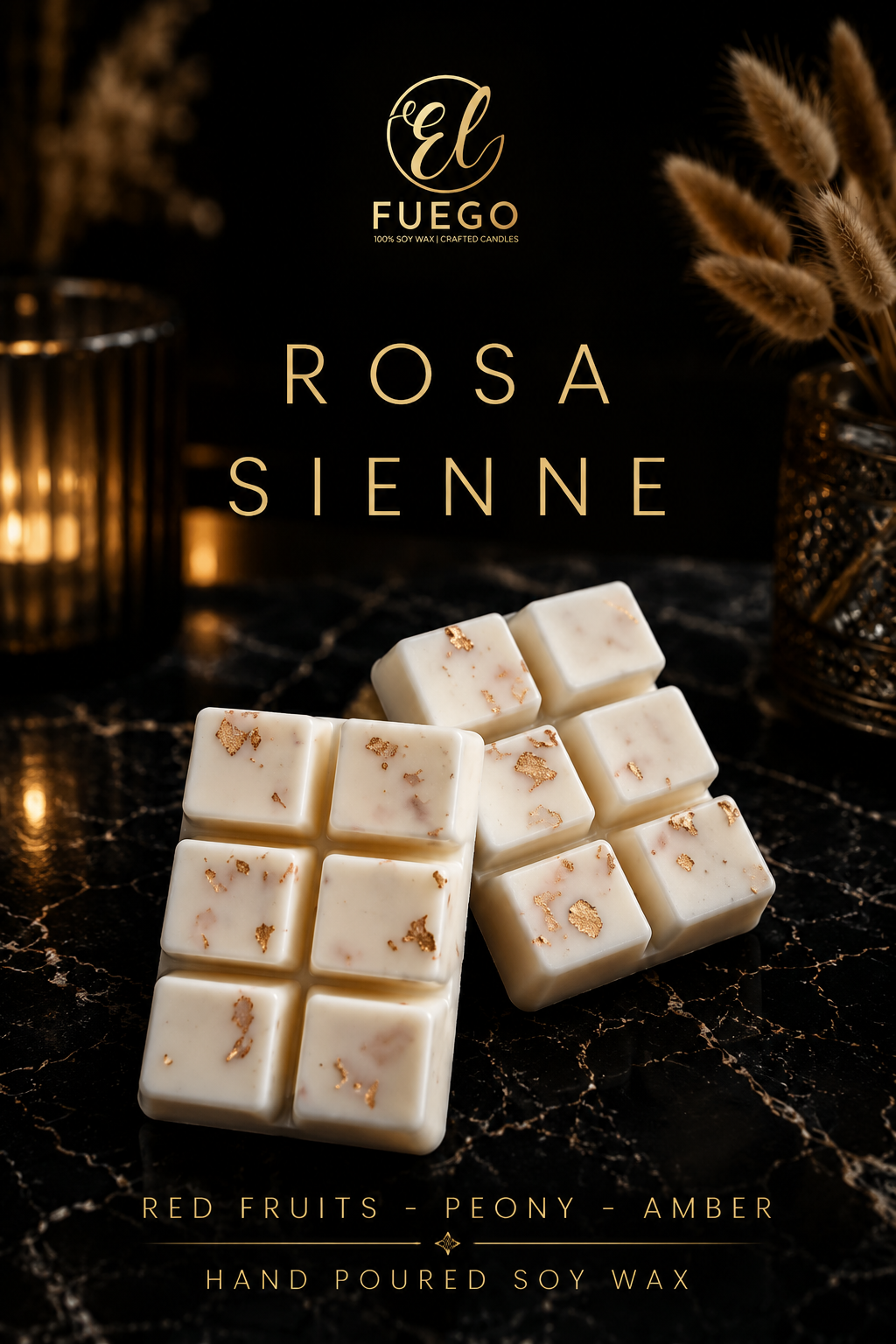 Rosa Sienne 6 Segment Wax Melt