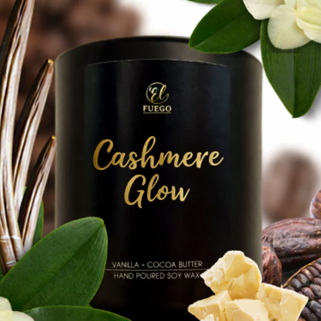 Cashmere Glow – Wood Wick Candle